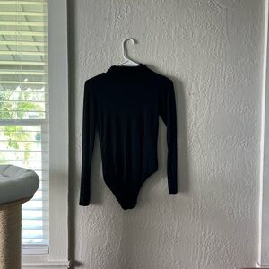 Nasty Gal Black Long Sleeve Bodysuit